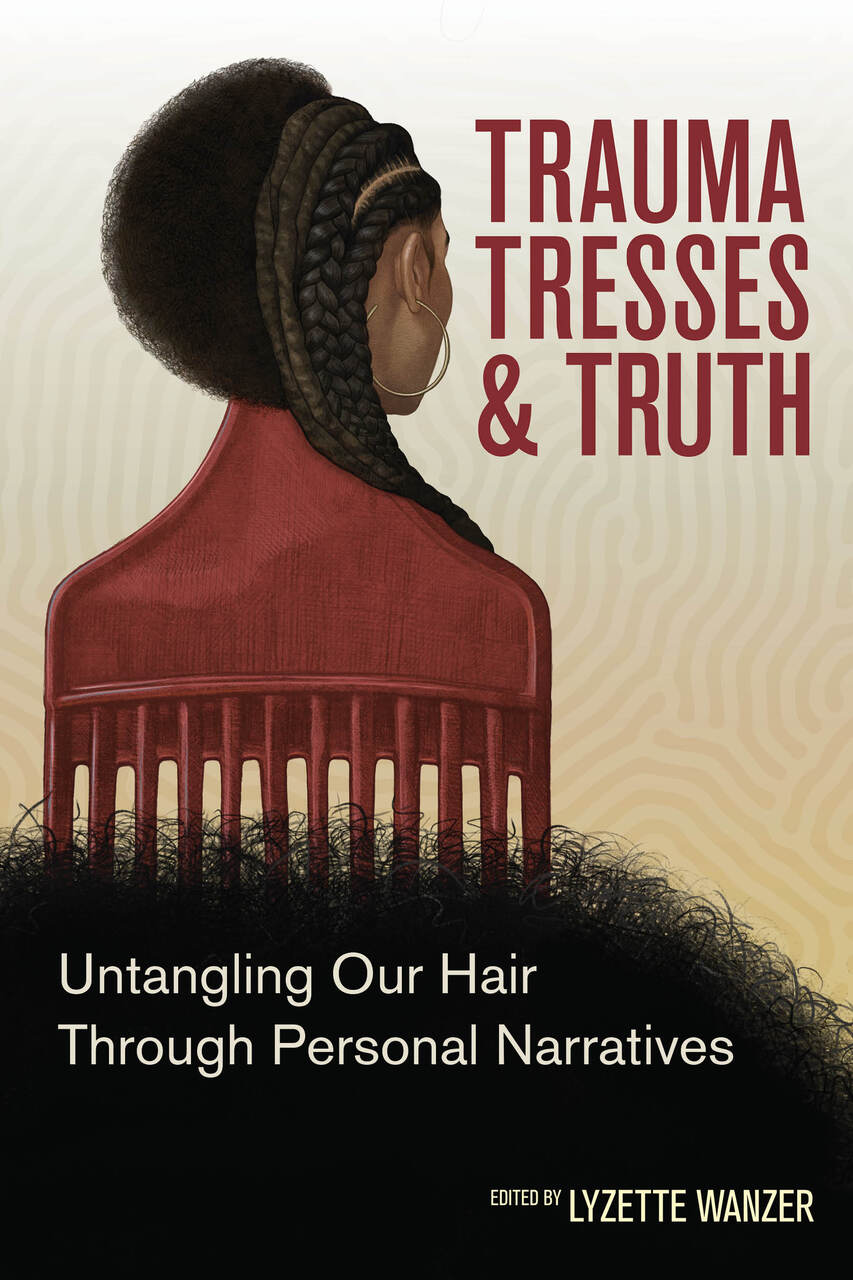 Cover illustration of Black woman wearing 2 braids, 3 dreadlocks, and a partial Afro